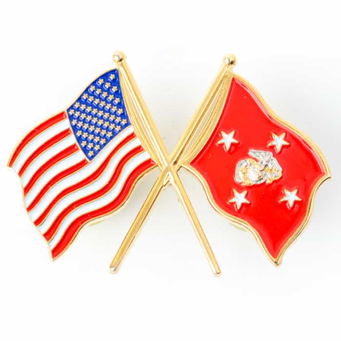 United States Marine Corps Flag Lapel Pin