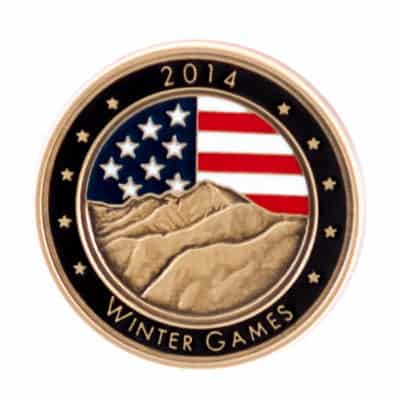 2014 Winter Games Lapel Pin