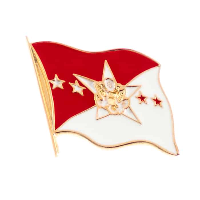 Chief of the Staff of the Army Flag Lapel Pin