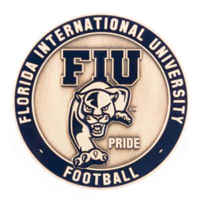 FIU Football Challenge Coin Back