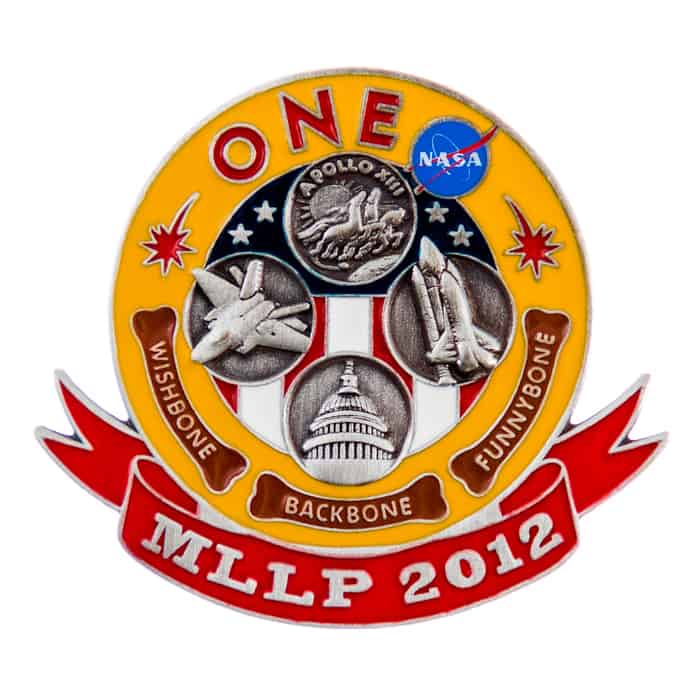 MLLP 2012 NASA Commemorative Lapel Pin