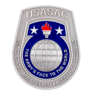 United States Army Security Assistance Command Medallion Front