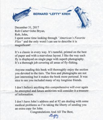 Lefty's Letter to the Authors
