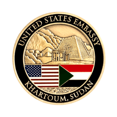 USE Khartoum Ambassador Challenge Coin