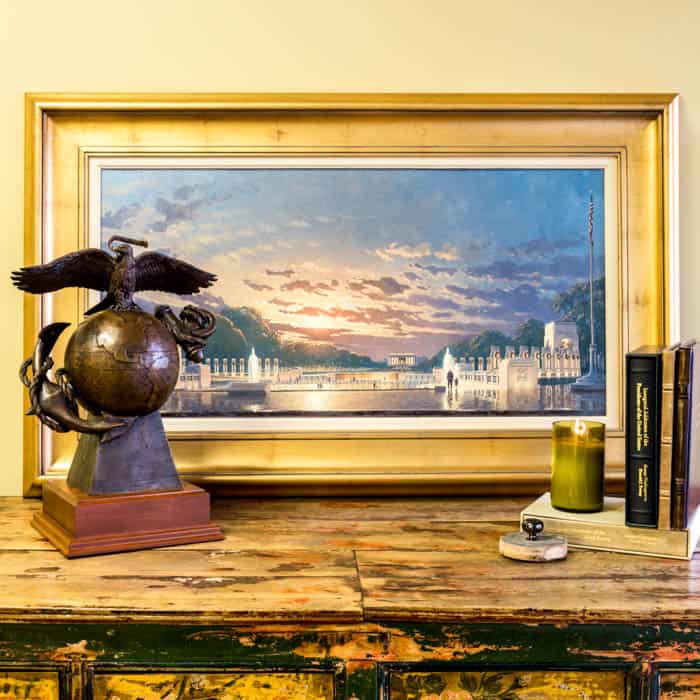 WWII Memorial Painting Frame